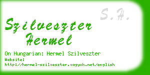 szilveszter hermel business card